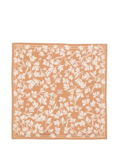 floral-print scarf by MAX MARA