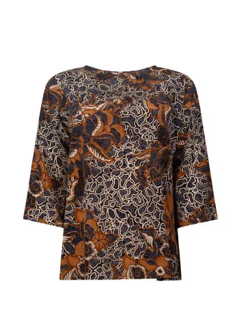 floral-print shirt by MAX MARA