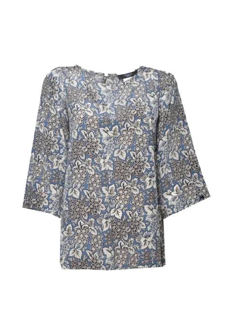 floral-print silk blouse by MAX MARA