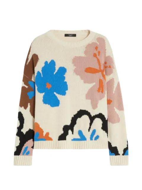 floral-print sweater by MAX MARA