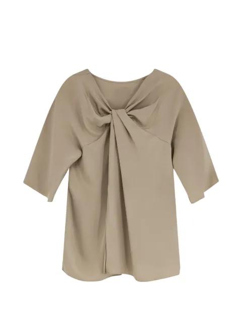 gathered top by MAX MARA
