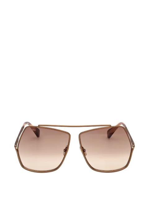 geometric-frame sunglasses by MAX MARA