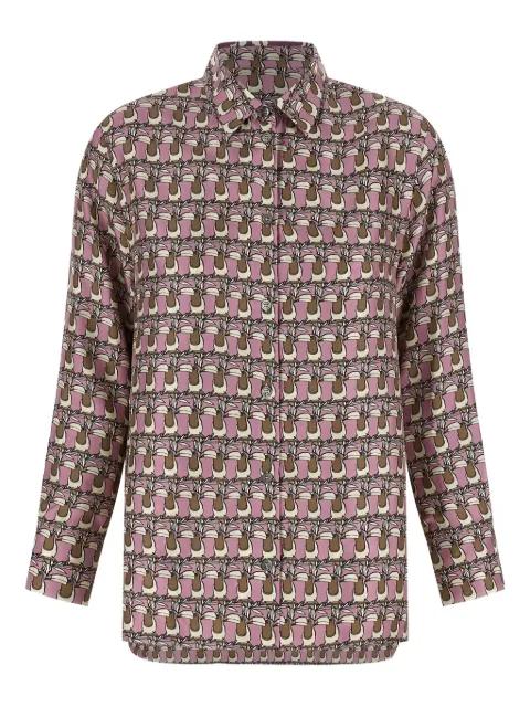 geometric-print shirt by MAX MARA
