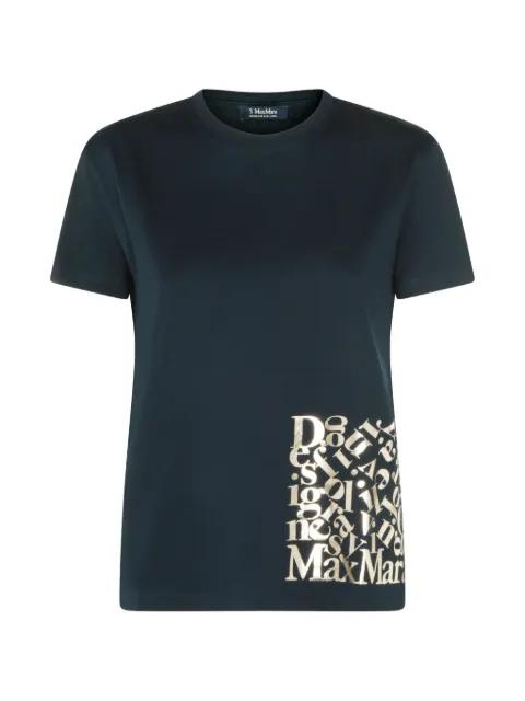 graphic cotton T-shirt by MAX MARA