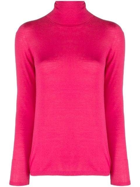 high-neck knitted top by MAX MARA