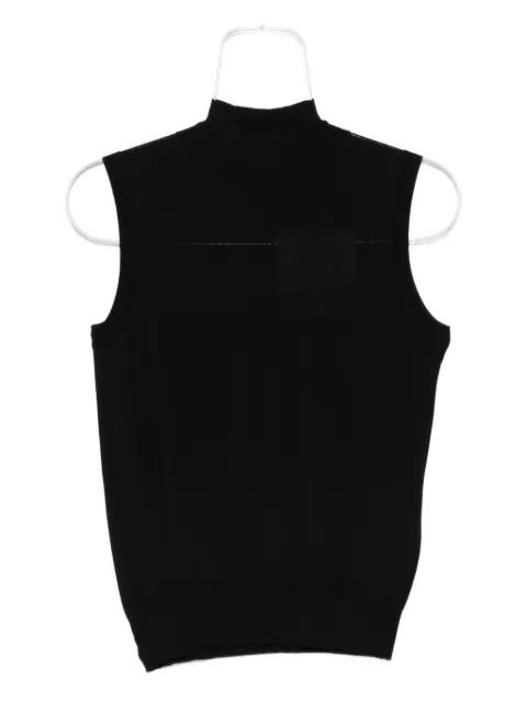 high-neck sleeveless top by MAX MARA