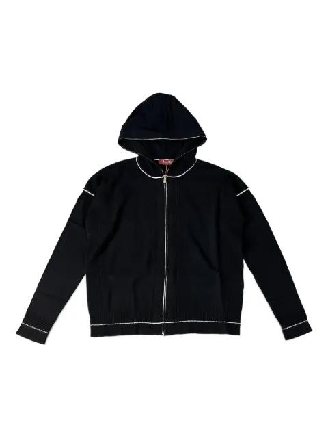 hoodied cardigan by MAX MARA