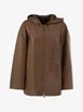 hoodied leather jacket by MAX MARA hoodied leather jacket by MAX MARA