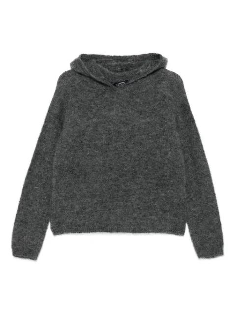 hoodied textured hoodie by MAX MARA