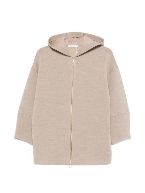 hoodied zip hoodie by MAX MARA