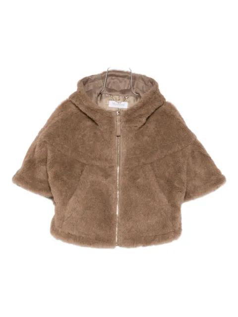 hoodied zip-up jacket by MAX MARA