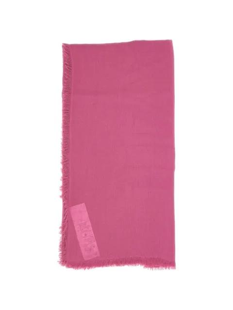 jacquard fringed-trim scarf by MAX MARA