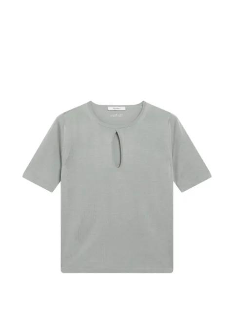 keyhole-detail T-shirt by MAX MARA