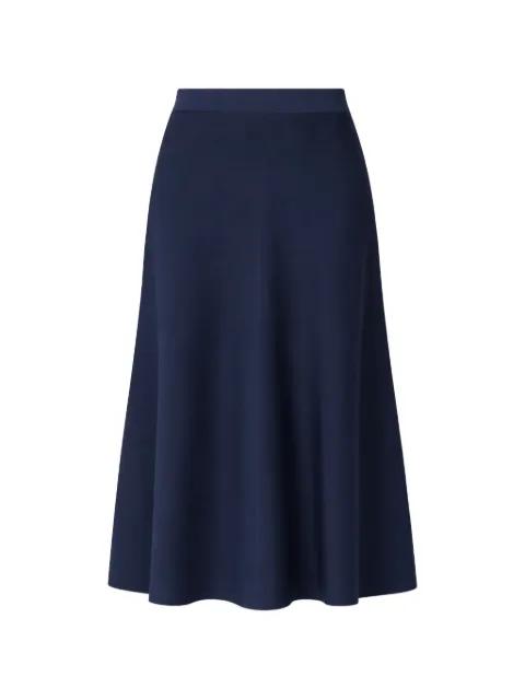 knitted A-line midi skirt by MAX MARA