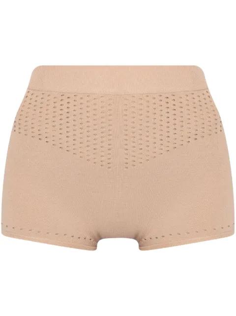 knitted hight-waited shorts by MAX MARA