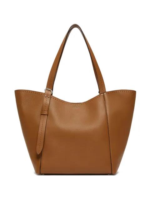 large leather tote bag by MAX MARA