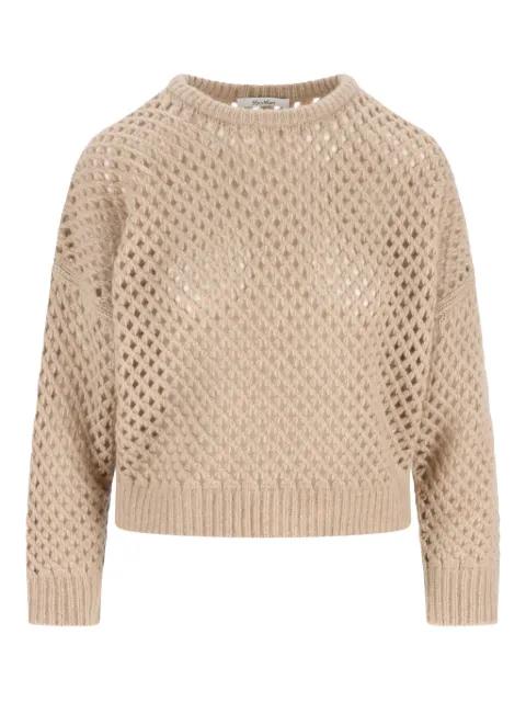 lattice-knit sweater by MAX MARA