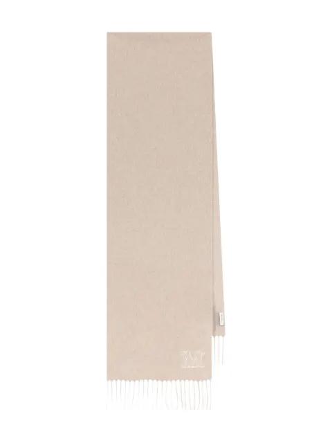 logo-detail scarf by MAX MARA