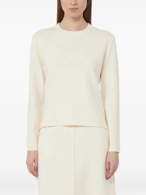 logo-embossed sweater by MAX MARA