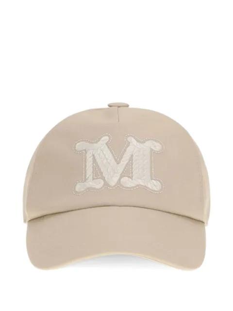 logo-embroidered baseball cap by MAX MARA