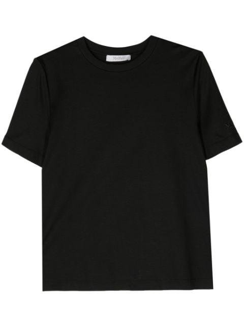 logo-embroidered jersey T-shirt by MAX MARA