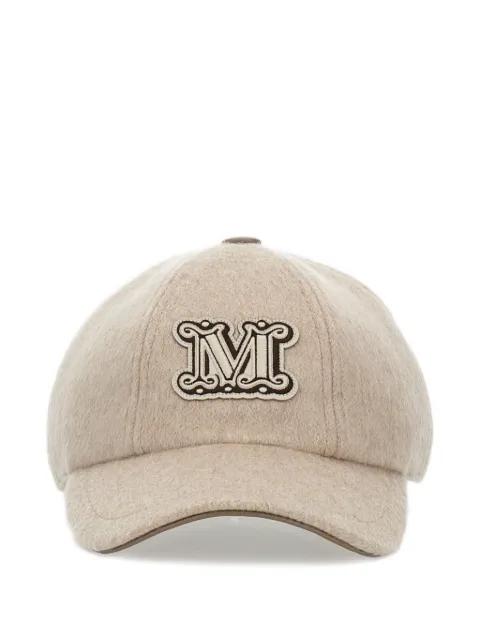 logo-patch baseball cap by MAX MARA