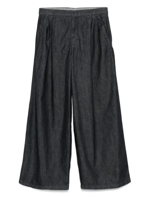 logo-patch trousers by MAX MARA