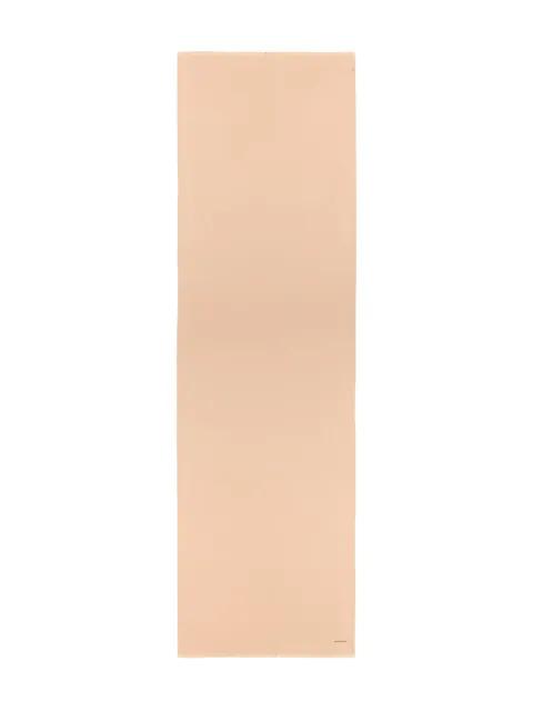 logo-pattern scarf by MAX MARA