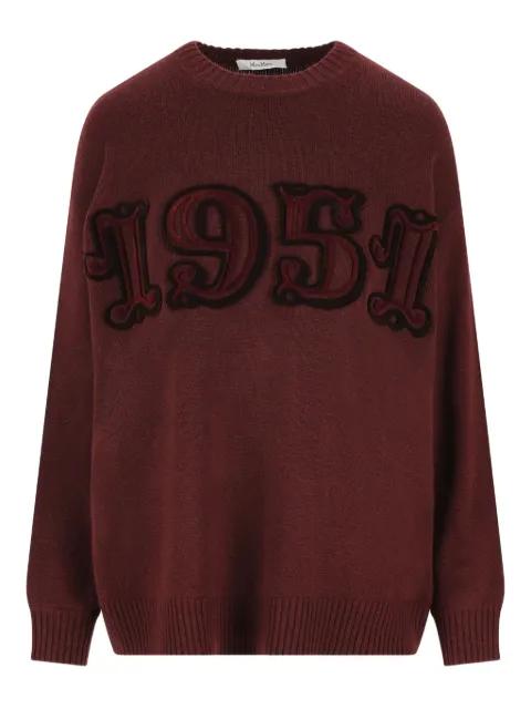 long-sleeve embroidered sweater by MAX MARA