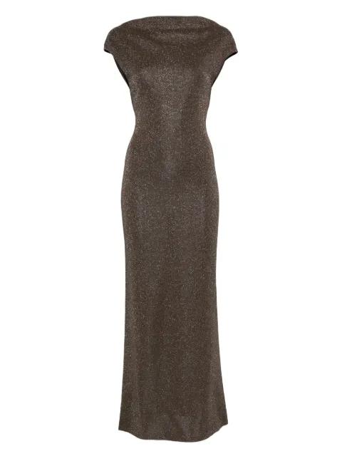 lurex-detail dress by MAX MARA