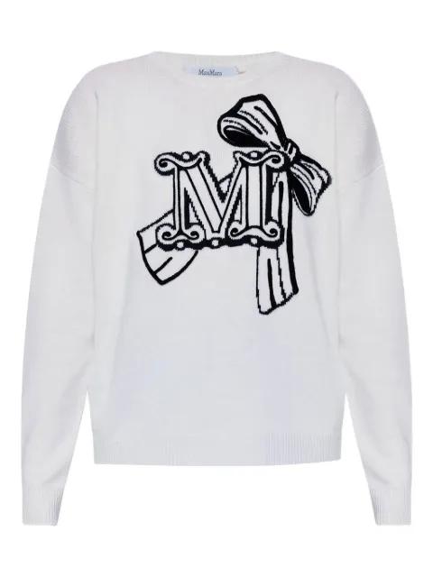 monogram-pattern sweater by MAX MARA