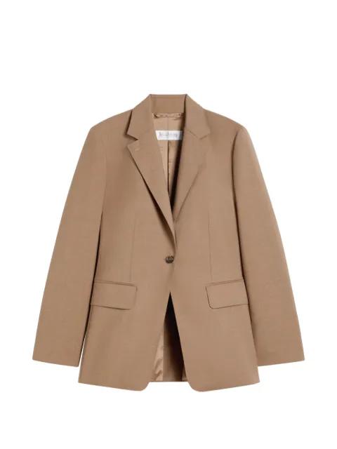 notch-lapel single-breasted blazer by MAX MARA