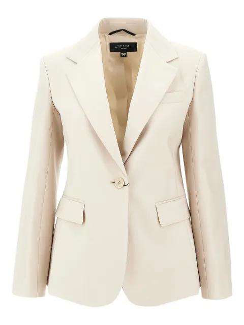 notched-lapel blazer by MAX MARA