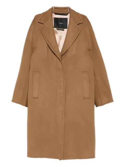 notched-lapel coat by MAX MARA