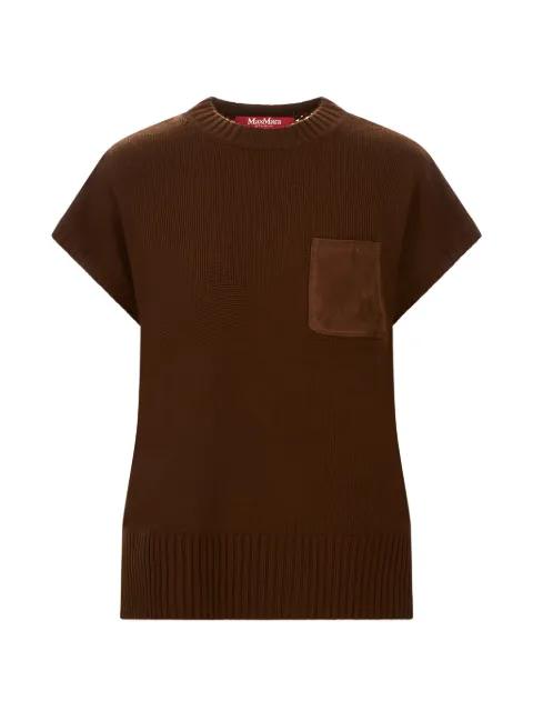 open-knit nitted top by MAX MARA