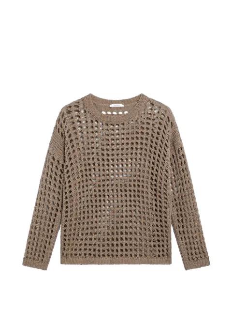 open-knit sweater by MAX MARA