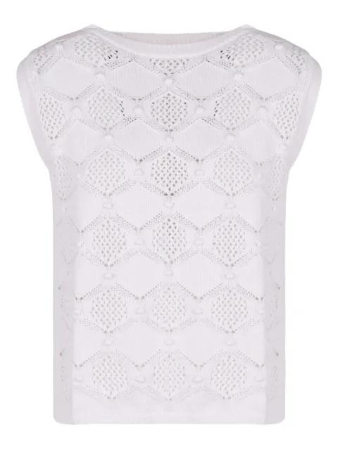 open-knit top by MAX MARA