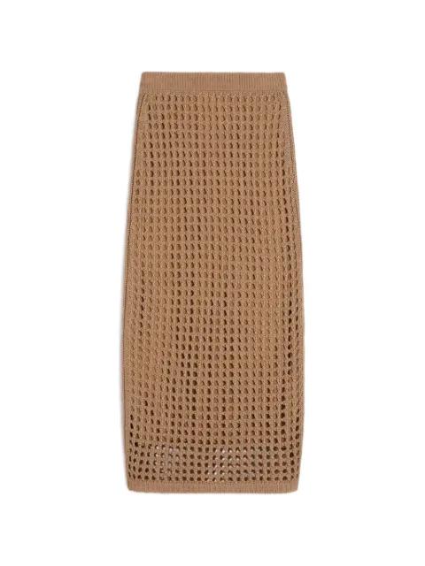 openwork knitted skirt by MAX MARA