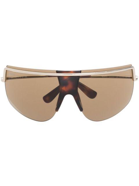oversized frameless sunglasses by MAX MARA