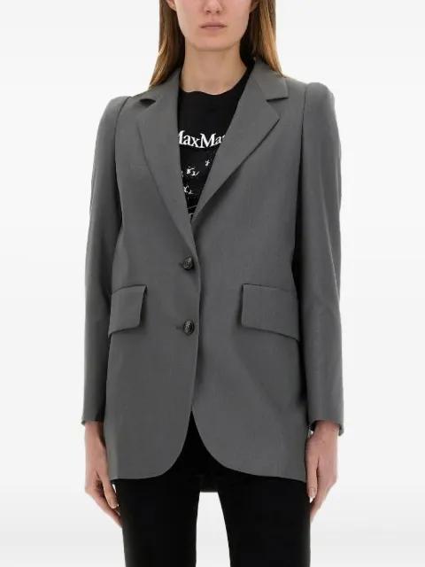 padded-shoulder blazer by MAX MARA
