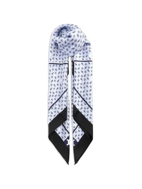 paisley-print silk scarf by MAX MARA