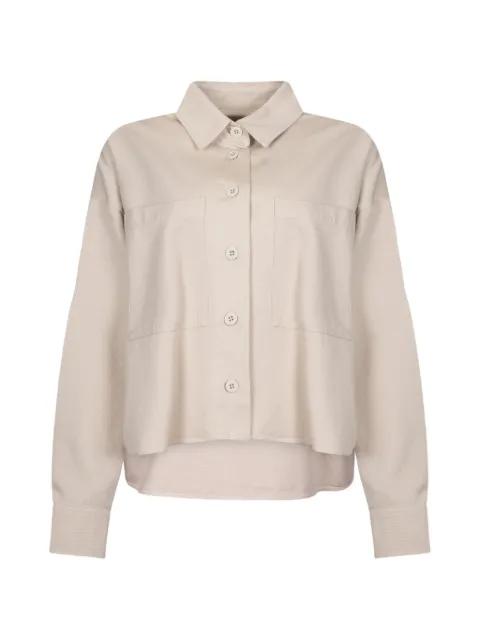 patch-pocket button shirt by MAX MARA