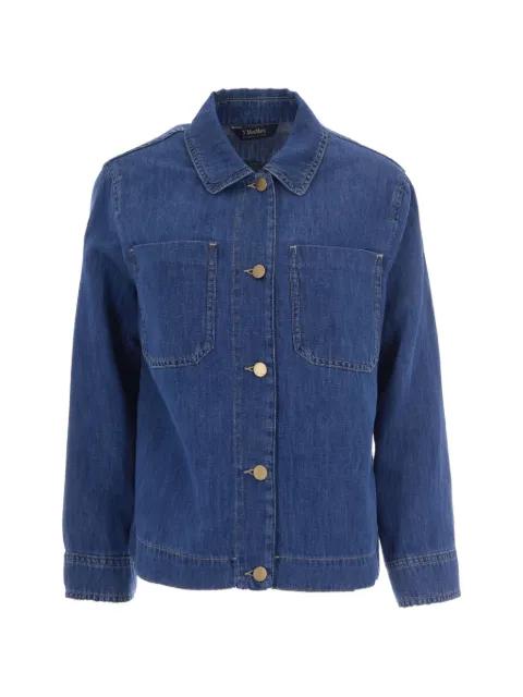 patch-pocket denim jacket by MAX MARA