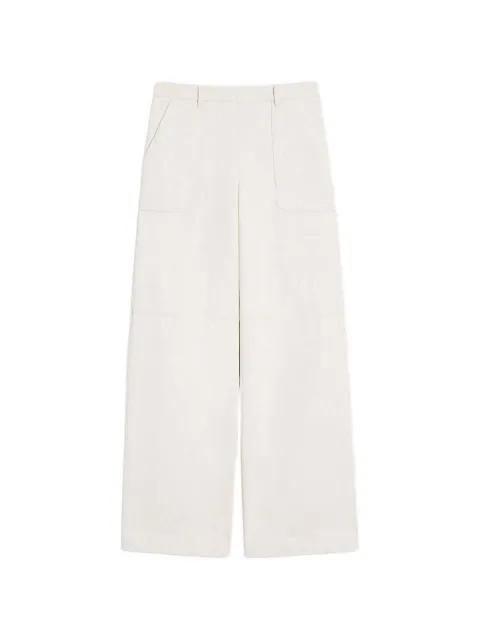 patch-pocket trousers by MAX MARA