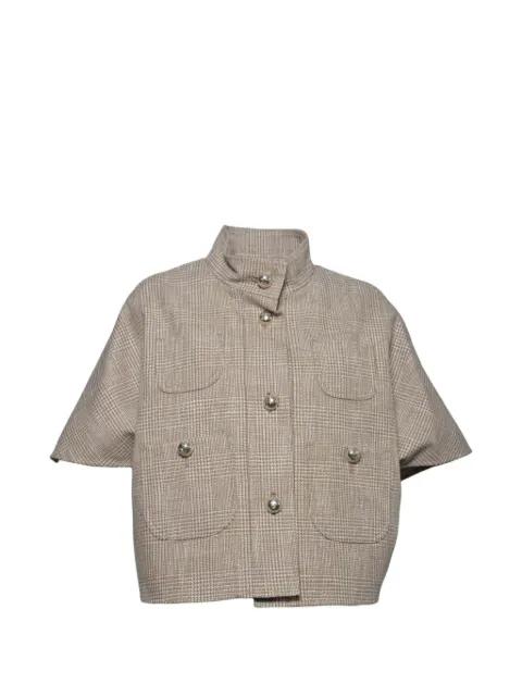 patterned cotton jacket by MAX MARA
