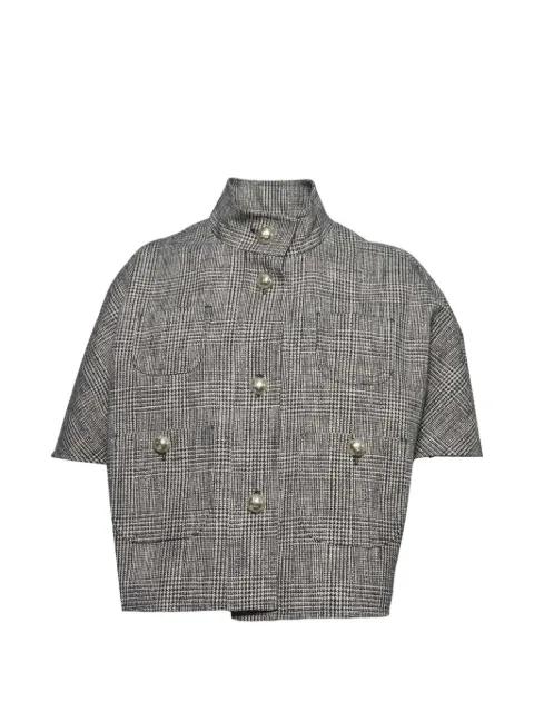 patterned cotton jacket by MAX MARA