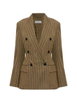 pinstripe double-breasted jacket by MAX MARA pinstripe double-breasted jacket by MAX MARA