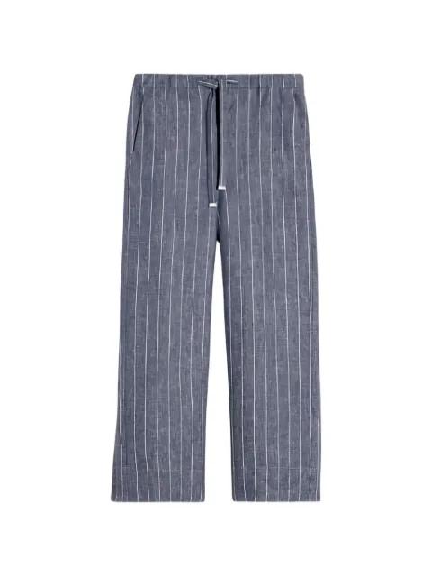 pinstripe drawstring trousers by MAX MARA