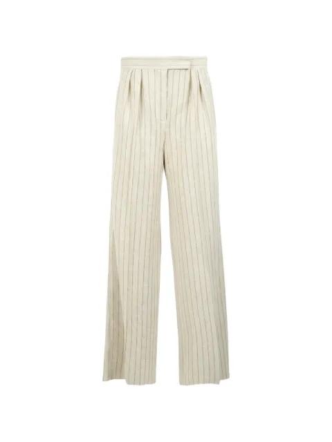 pinstripe pleated trousers by MAX MARA