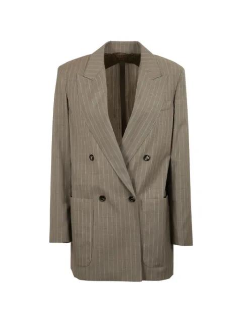 pinstriped double-breasted blazer by MAX MARA